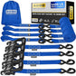 Heavy Duty Ratchet Straps & Soft Loops (4 Count)