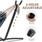 PNAEUT Double Hammocks with Stand for Outside, Portable Space Saving Heavy-Duty Steel Stand for Indoor Outdoor Patio with Carrying Bag, 450 lbs Capacity (Denim)
