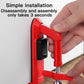 Portable Alarm Door Stopper, New Door Stop Alarm, Portable Travel Anti Theft Door Blocker, Door Stoppers Security, for Hotel Room Apartment Travel Safety