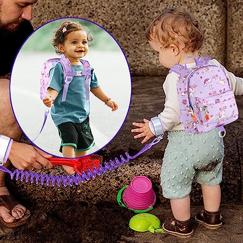 Toddler Backpack Leash with Anti Lost Wrist Link