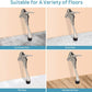 Door Stopper, One-Touch semi-Automatic Metal Door Stopper, with Non-Slip Rubber Tip for Wood, Concrete, Tiled, and Carpeted Floors (6inch x 1pack, Gold)