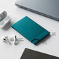 VULKIT Pop up Card Holder Minimalist Credit Card Holder RFID Blocking Slim Metal Card Case for Men or Women(Emerald Green)