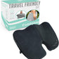 Premium Foldable Travel Seat Cushion - for Relief of Lower Back, Sciatic, Butt and Tailbone Pain - for Home & Office Use, Perfect for Travel or Driving - Coccyx Seat Cushion