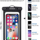 Universal Waterproof Phone Pouch-Waterproof Phone Case for iPhone 15 14 13 12 Pro Max XS Plus Galaxy S24+ S23 Up to 7",IPX8 Waterproof Cellphone Dry Bag Beach Vacation Cruise Ship Essentials-2 Pack