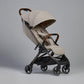 Silver Cross Clic Compact Stroller – Lightweight Travel Stroller for Newborn to Toddler (Birth to 55 lbs), One-Hand Fold, Lie-Flat Seat, Airplane Cabin Approved, UPF50+ Canopy (Latte)