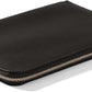 Leatherology Black Onyx Leatherology Slim Zip Travel Wallet - Compact and lightweight, Versatile storage, Zip closure - Roamly