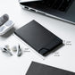 VULKIT Pop up Card Holder Minimalist Credit Card Holder RFID Blocking Slim Metal Card Case for Men or Women(Black)