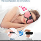 LC-dolida Sleep Headphones, Sleep Mask Bluetooth Wireless Music Eye Mask, Sleeping Headphones for Side Sleepers Sleep Mask with Bluetooth Headphones Ultra-Thin Stereo Speakers Perfect for Sleeping
