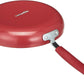 Amazon Basics Aluminum NS 12pc Red cookware set, 12 piece