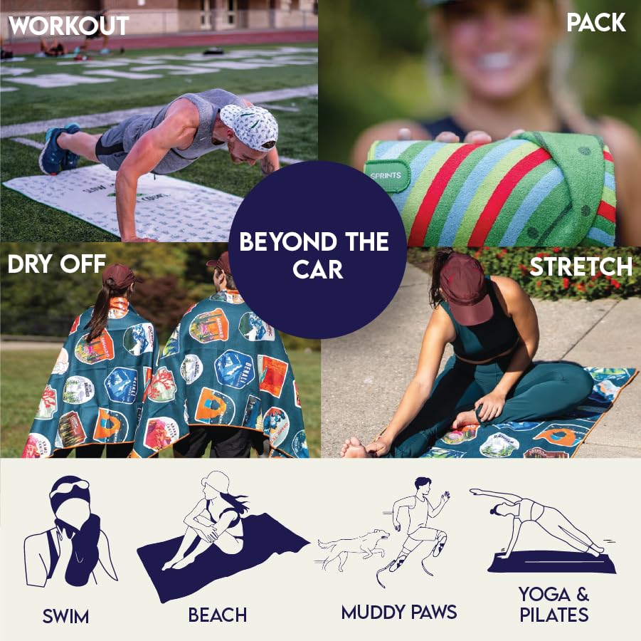 Prints Athletic Running Towel