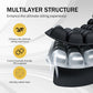 Travel Cushion Airplane Seat, Inflatable Seat Cushion, Travel Seat Cushions for Long Flights with Built-in Air Pump, High-Resilience Airplane Seat Cushion for Back and Tailbone Pain Relief