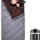 KingCamp Sleeping Bag for Adults, Cold Weather & Warm Extra Wide Big & Tall XL Portable Waterproof Flannel Sleeping Bags, Essentials Gear Accessories for Camping Backpacking Hiking Indoor & Outdoor