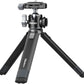 Portable Desktop Mini Tripod PICTRON MT-24 Compact Camera Tripod Aluminum Alloy with 360° Ball Head,1/4 inches Quick Release Plate for DSLR Camera Video Camcorder, Load up to 11lbs/5kg