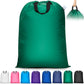 Extra Large Laundry Bag With Handles, Heavy Duty, Travel Laundry Bag for Dirty Clothes, 28" x 40" (Green)