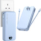 Portable Charger with Wall Plug, 20000mAh USB C Power Bank Fast Charging, External Battery Pack with Built in Cables, Digital Display, 5 Output 2 Input for iPhone Android Cell Phone Tablet