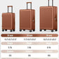 Joyway Luggage Sets 3 Piece with Spinner Wheels, Carry On Luggage 20In with ABS+PC Hardshell, Lightweight Suitcase Set with TSA Lock and Pressure-resistant Frame, 20/24/28 Inch, Brown
