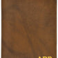 Deluxe Personalized Monogrammed Antique Saddle RFID Leather Passport Wallet