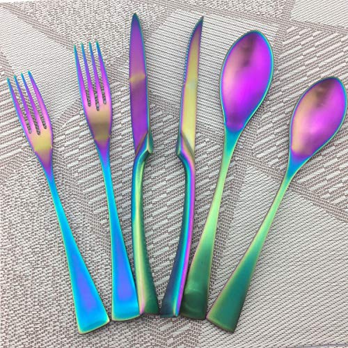 Rainbow Silverware Set