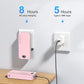 Portable Charger with Wall Plug, 20000mAh USB C Power Bank Fast Charging, External Battery Pack with Built in Cables, Digital Display, 5 Output 2 Input for iPhone Android Cell Phone Tablet