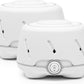 Yogasleep Dohm (2 Pack White/Gray) The Original White Noise Machine, Relaxing Natural Sound from a Real Fan, Sleep Aid & Noise Cancelling for Adults & Baby, Office Privacy & Meditation, Baby Registry