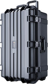 Lykus HC-7530 Large Waterproof Hard Case with Wheels and Customizable Foam, Interior Size 29.5x17.7x11.8 inch, Suitable for cameras, lenses, electronic equipment and more