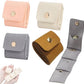 Mini Travel Jewelry Bag, 2025 New Travel Jewelry Case Organizer, Portable Foldable Compartment Auxiliary Mini Travel Jewelry Roll Bag With Buckle For Small Jewelry Earrings, Rings, Necklaces (F)
