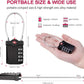 ZHEGE TSA Luggage Locks, Travel Locks TSA Approved, 4 Digit Cable Luggage Lock with Open Alert Indicator for Suitcase, Backpack, Baggage, Laptop Bag (2 Pack, Red)