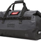Waterproof Duffel Bag - Motorcycle Dry Bag 40L Tail Bag with Large Storage Space, Waterproof Duffle Bags with Outer Mesh Zipper Pocket for Camping, Kayaking, Fishing & Traveling-Grey