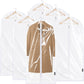 BALEINE 48'' Clear Garment Bags, 6 Packs PEVA Dress Bag for Closet Clothes Dresses Suit Coats Storage (Clear, 6PK)