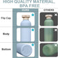 ASEVAT 6.7oz 4pack Refillable Travel Shampoo and Conditioner Bottles, Travel Size containers, Travel Bottle for toiletries, Squeeze Bottles with Flip Cap, Empty Plastic Leak Proof Travel Bottles