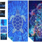2 Pack Microfiber Beach Towels Oversized 71x32 Turtle Mandala (2 Count)