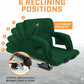 ACELETIQS Heated Stadium Seats for Bleachers with Back Support – USB Battery Included - Upgraded 3 Levels of Heat - Foldable Chair - 4 Pockets, Cup Holder - for Camping, Games & Sports (Hunter Green)