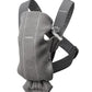 BabyBjörn Baby Carrier Mini, Dark Gray, 3D Jersey Infant Carrier (7-25 lbs), Ergonomic, Easy-to-Use