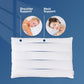 MINUPWELL Ultra Flat Small Pillow for Sleeping, 18x13in Small Pillow for Travel 7D High Support 2.5 inch Height Ultra Thin Pillows -Mini Pillow - 100% Cotton