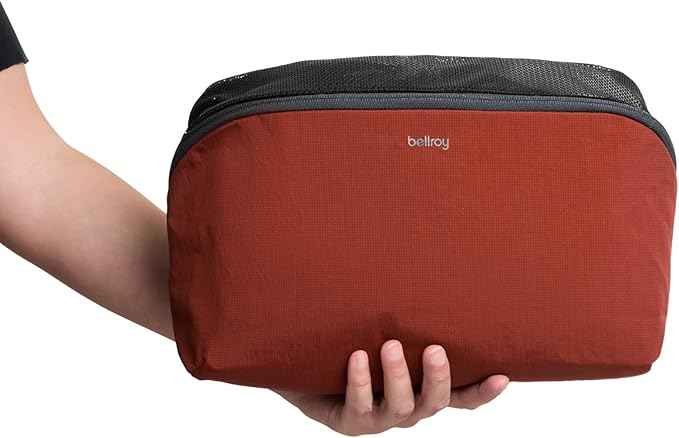 Bellroy Packing Cube 6L (Organizer Packing Pouch with Internal Zip Pocket and Durable, Lightweight Design) - Clay