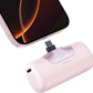 iWALK Portable Charger 5500mAh Next-Gen Small Power Bank 22.5W Fast Charging Battery USB-C Portable Phone Charger for iPhone 16/15 16 Plus 16 Pro Max iPad, Samsung Galaxy S25 S24 S23 Android, Pink