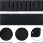 RV Shoe Pockets 10 Pockets Heavy Hanging Bedside Storage Organizer with Sturdy Hooks Storage Pockets Hangs on Bed for Shoes Toys and Tool Accessories