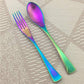 Rainbow Silverware Set