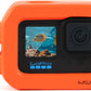 HSU Floaty Case for GoPro Hero 13/12/ 11/10/ 9 Black, Floating Case with Long Screw and Adhesive Anchors for Snorkeling, Surfing, Wakeboarding, GoPro Hero Accessories