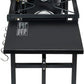 Barton Portable Propane 87,000-BTU Triple-Burner Outdoor Camp Stove Side Table Patio Cooking Wheel w/Regulator 4 Hook Utensil Holder