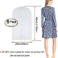 Garment Bags for Hanging Clothes 24'' x 40'' Suit Hanging Garment Bags White Breathable Suit Covers for Closet Full Zipper Dust Cover for Suits Dance Clothes Closet Pack of 6
