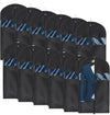 Univivi Garment Bag Suit Bag for Storage and Travel 43 inch, Washable Suit Cover for T-Shirt, Jacket, Suits, Coats, Set of 12, Oxford Fabrics