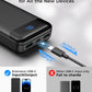Portable Charger Power Bank 40000mAh Powerbank PD 30W and QC 4.0 Fast Charging External Battery Pack with USB-C LED 3 Outputs & 2 Inputs Portable Charging for iPhone 15 14 13 pro, Samsung - Roamly