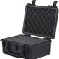 MEIJIA Portable Waterproof Protective Hard Case,Compact Camera Case with Customizable Fit Foam,Elegant Black,Fit for Drones,Camera,Lens, 9.17inchx7.56inchx4.33inch, Black, Dry Case