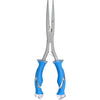 CUDA 10.25" Titanium Bonded Stainless Steel Freshwater Long Needle Nose Pliers #18113 Durable Fishing Hooks Remover, Ring Splitter with Crimper & Mono & Fluorocarbon Cutter