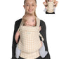 GROWNSY Baby Carrier Newborn to Toddler, Ergonomic Baby Toddler Carrier Wraps with Head Support, Easy to Wear, Infant Carrier Baby Gift, Travel and Hiking Friendly,for 7 to 44 lb (Houndstooth Beige)