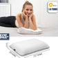 Travel & Camping Comfortable Memory Foam Pillow – Easy to Carry Portable Bag – Temperature Regulating Pillow Case (White)