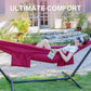 Double Hammock with Stand for Outside