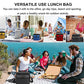 6 Can 5L Lunch Bag for Women Men Portable Lunch Box Small Cooler Bag Soft Collapsible Reusable Insulated Lunch Tote for Everyday Work Travel