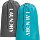 Sylfairy Laundry bags, 2 Pack Travel Laundry Bag for Dirty Clothes with Drawstring, Heavy Duty Laundry Bag for Traveling Camping, Easy Fit a Laundry Hamper or Basket Travel Essentials